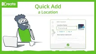 Use Quick Add to Add a Location - Desktop
