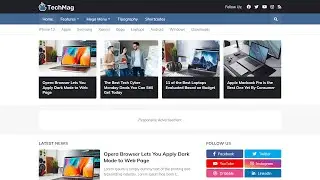 TechMag - Professional Blogger Template