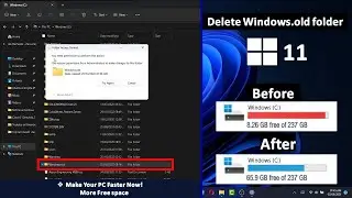 Delete Windows.old folder from Windows 11  (New and Easy)