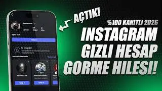 İNSTAGRAM GİZLİ HESAP GÖRME YÖNTEMİ 2026 (%100 ÜCRETSİZ VE ŞİFRESİZ YENİ UYGULAMA!)