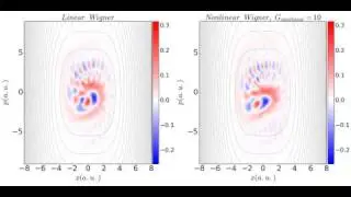 Linear Vs Nonlinear Evolution in the Wigner Phase Space