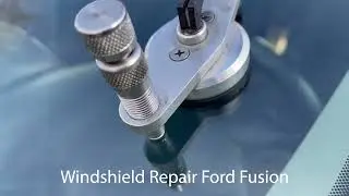 Get your Ford Fusion Windshield Repaired in Lincoln, CA - Before and After Repair