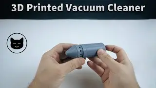 Functional 3D Printed Mini Vacuum Cleaner