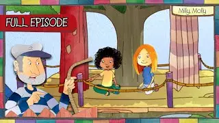 Milly Molly | Season 1 Full Episode 15-16 Compilation | Tree Hut and Bunt Me Not