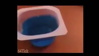Awesome he finally ate jello for the first time.
