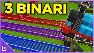 I 3 BINARI dei TRENI! - CreateCraft Minecraft ITA