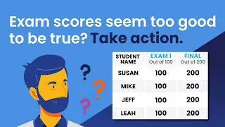 Instructors: Are Your Students' Exam Scores Too Good to Be True?