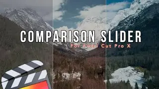 FREE Comparison Slider for FCPX | Final Cut Pro X Templates Plugins