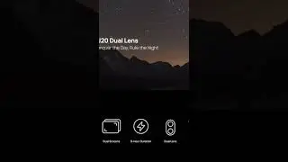 Sjcam SJ20 Dual Lens: World's First Dual Lens Action Cam #Shorts