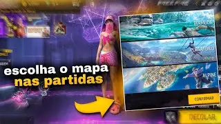 COMO ESCOLHER O MAPA PARA JOGAR NA RANQUEADA / ESCOLHA EM QUAL MAPA CAIR NO FREE FIRE