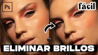 ✅ Cómo eliminar brillos en la piel de manera sencilla en Photoshop | Tutorial Photoshop