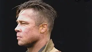 BRAD PITT FURY HAIRCUT TUTORIAL