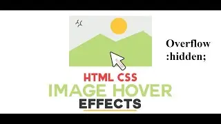 CSS Tutorial | Overflow: Hidden | Hover property on an image || WEB DEVELOPMENT || HTML || VS CODE