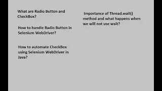 How to Handle Radio Button and CheckBox in Selenium Webdriver | by IT Industry Tutorials