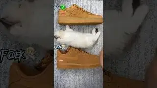 Real Vs Fake Brown Supreme Air Force 1 