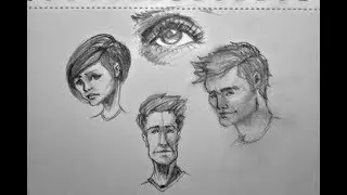 How to draw faces and eye (tutorial)