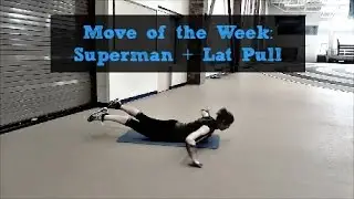 Superman and Lat Pull (Band Pull) Exercise