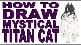 How to draw Mystical Titan Cat (Battle Cats)