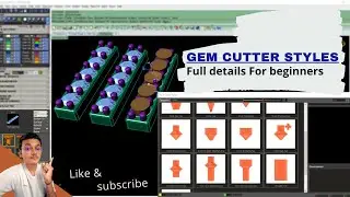 M9 gem cutter styles | जेम कटर स्टाइल्स के बारे में पूरा विवरण | full details for beginners #cutter