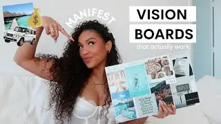 MANIFESTING MY DREAM LIFE + MAKING MY VISION BOARD | THE KEY TO GOAL SETTING