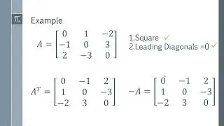 What is a Skew-Symmetric Matrix?
