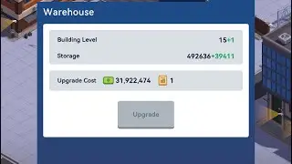 Idle office tycoon get rich, have upgraded the warehouse 15 times it is helping 😃