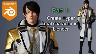 Blender Character Sculpting and modeling Part 1