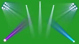 Dj light effect green screen background - Disco light effect green screen background for editing