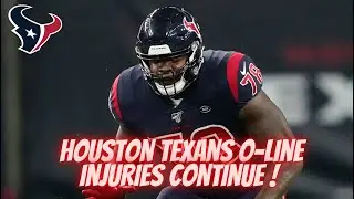 Houston Texans Offensive Line INJURIES Continue! Austin Deculus To Start At Left Tackle!