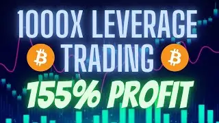 Leverage Trading Bitcoin Against The Market | 155% profit in 5 minutes.