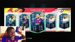 99 MESSI OMG!! FIFA 20 NEW TOTSSF 195 FUT DRAFT CHALLENGE