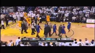 Blake Griffin  Andrew Bogut scrap on Christmas  Clippers at Warriors