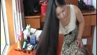i treat what i like with my very long hair