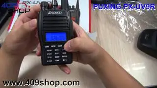 PX-UV9R PUXING DUAL BAND 134/174MHZ/400~470MHZ RADIO