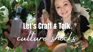 make flower essence & incense w/me while discussing CULTURE SHOCKS: Central vs. North America