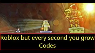 OP Codes Roblox but every second you grow