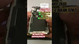 Cara Ganti LCD Iphone 11 Pro Tanpa Pesan layar penting / Important Display #11pro #iphone11pro