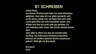 Learn German | B1 Schreiben- Letter writing #germanlessons #learngerman #deutschlernen #fyp