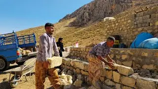 Nomadic Life: Daily Life of a Nomadic Family 🏕️ | Skillful Nomadic Construction Skills 🧱