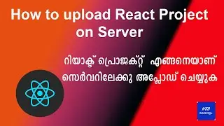 How to upload React js Project on Server