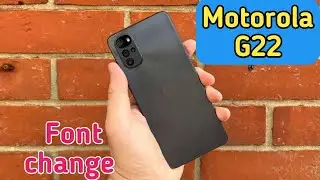 Font Setting In Motorola G22, Font Size Change In Motorola G22, How To Change Font Style In
