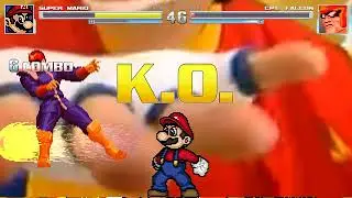 M.U.G.E.N Super Mario (me) vs Captain Falcon (Request)