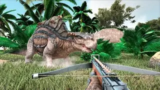 Morellatops are Easy to Tame! - Crystal Isles Episode 06 | Ark Solo Survival ( Hindi )