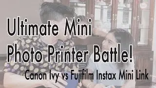 Mini Photo Phone Printer Battle - Canon Ivy Mini Printer vs Fujifilm Instax Mini Link