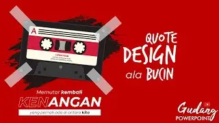 #87 Quote Design ala Bucin