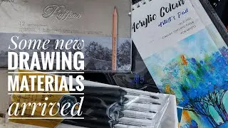 New art materials unboxing 🙂 Drawing supplies arrived