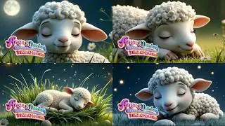 Little Lamb Lullabies 🐑🌙 | 10 Minutes of Calm Meadow Sleep Music for Babies & Toddlers