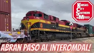 Tren Intermodal Urgente de KCSM con remotas!