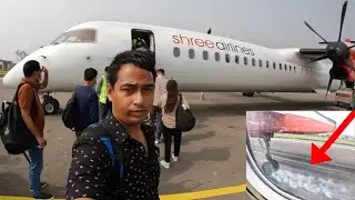 Dhangadhi To Kathmandu Flight | Plane Ma Yatra Gardai Nepal ma | Shree Airlines. Deepak Bist 🛩