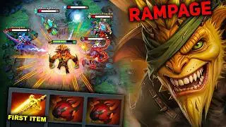 First Item Radiance Bristleback🔥🔥🔥33Kills x2 Heart + Rampage | Dota 2